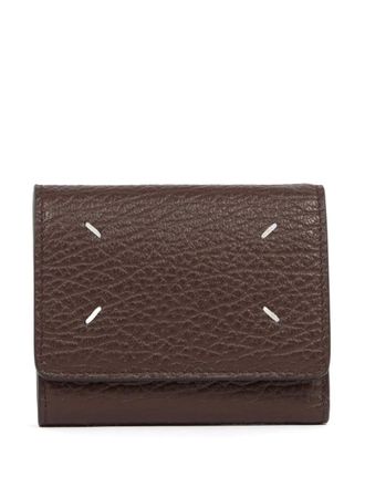 Maison Margiela Clip 3 wallet - unisex - Calf Leather - One Size - Brown