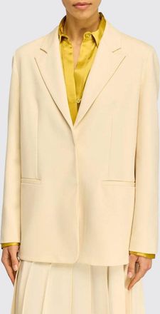 Semicouture Blazer monopetto in misto viscosa con fit relaxed