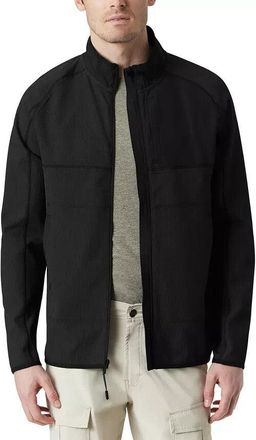 G.H. Bass & Co. Bass Outdoor Trail Jacket Mens Black Mock Neck Full Zip Performance MAC103
