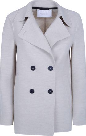 Harris Wharf London Coat Wool Peacoat