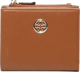 V° 73 logo-plaque wallet - women - Polyurethane - One Size - Brown