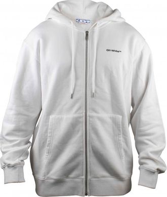 Off-white vest met capuchon Wit