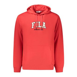 Fila Hoodies, male, Red, Size: XL Rifredi Hoodie
