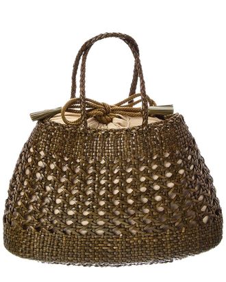 Dragon Diffusion Santa Cano Leather Top Handle Bag