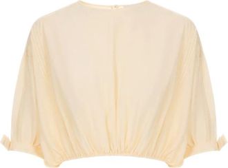 Paco Rabanne Haut Blouse - female - Rabanne - Blouses - Beige - XS - Blouses & Shirts