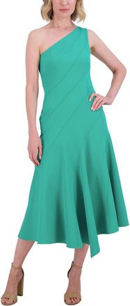 Vince Camuto One Shoulder Solid Maxi Dress
