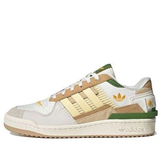adidas Originals FORUM Exhibit Low Beige Green ID2562