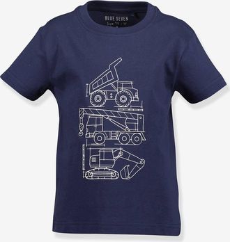 Blue Seven T-Shirt grosse Fahrzeuge Jungen BLUE SEVEN marine