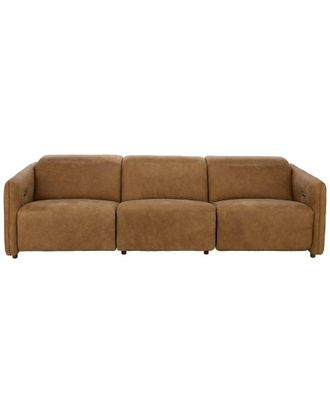 Safavieh Couture Doug Leather Reclining Sofa