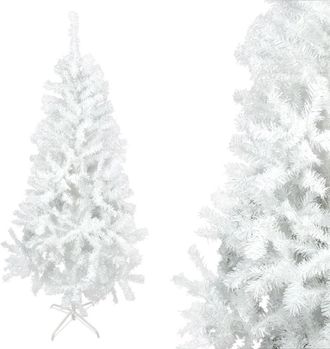 LOLAhome &Aacute;rbol de navidad blanco nevado de 180 cm