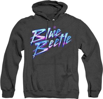 Gildan Blue Beetle (2023) Logo Adult Heather Hoodie / Hooded Sweatshirt
