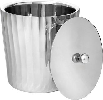 Godinger Waves Stainless Steel Ice Bucket