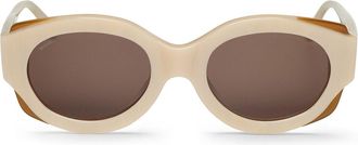 Mr.Boho Savina BWS2-08 Womens Sunglasses Brown Size 52