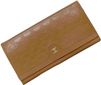 Celine Pre-owned Wallets, female, Beige, Size: ONE SIZE Pre-owned Leather Wallet
