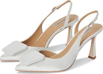 Badgley Mischka Graciella Womens Shoes Soft White : 8.5 M
