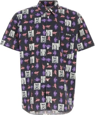 Comme Des Gar&ccedil;ons Multicolor Printed Poplin Shirt