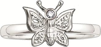 Thomas Sabo Womens SD_TR0005-153-14-48 Ladies Ring - Silver - Size I