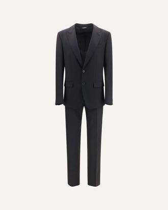 Dolce & Gabbana Martini Light single-breasted wool gabardine Suit Male 52