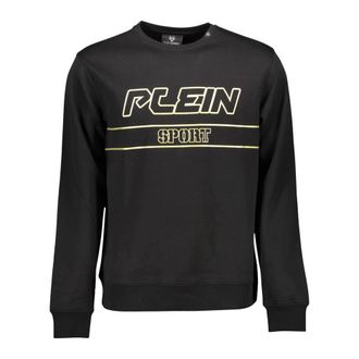 Plein Sport Sweatshirts, male, Black, Size: M Crewneck Sweatshirt
