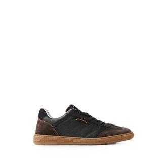 Versace Black Greca Court Sneakers