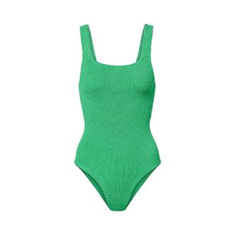Hunza G Square Neck swimsuit Woman One Size