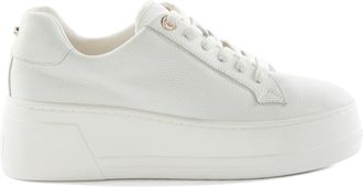 Dune London Ladies Episode Lace-Up Flatform Trainers Size UK 5 Flat Heel White