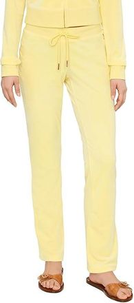 Juicy Couture Og Bling Track Pants Womens Clothing Yellow Iris : LG (US 10-12) 32, Polyester/Spandex