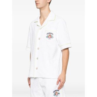 Casablanca Embroidered Logo Shirt - White