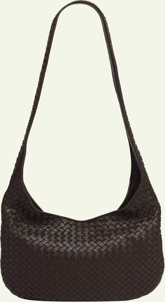 Bottega Veneta Mens Small Veneto Intrecciato Leather Shoulder Bag