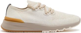 Brunello Cucinelli Knit Sneakers - Cream - 45 (IT45 / UK11)