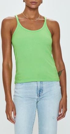Pistola Denim Paloma Rib Tank in Kiwi at Nordstrom Rack, Size X-Small