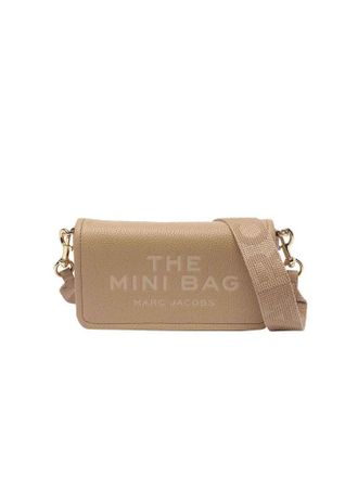 Marc Jacobs Grain Leather Crossbody Bag - Camel