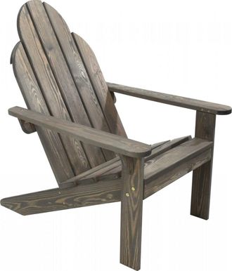 Wadiga Silla de jard&iacute;n madera gris 92,5 x 69,5 x 89 cm