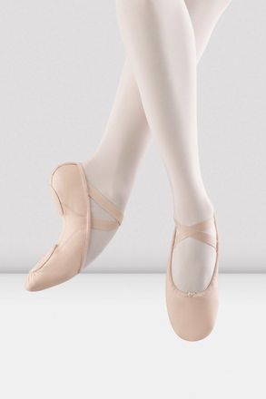 Bloch BLOCH Ladies Proflex Leather Ballet Shoes, Pink Leather