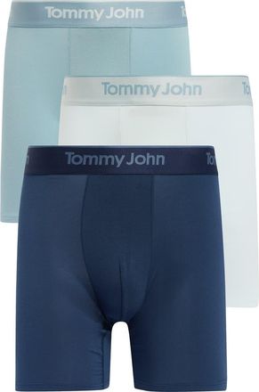Tommy John 3-Pack Second Skin 6-Inch Stretch Modal Boxer Briefs in Drbl/icflw/stnbl at Nordstrom, Size Xx-Large