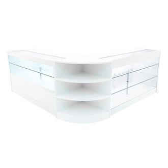 MonsterShop Calliope LED Shop Counter Set K1500, C1500 & LM60 - White
