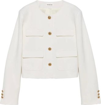 P.A.R.O.S.H. Giacca con tasche e bottoni - Bianco