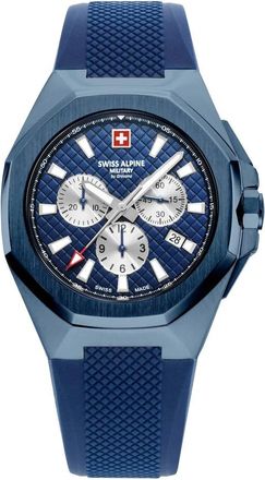 Swiss Alpine Military Watches - Heren - Horloges - Blauw - ONE Size - Accessoires