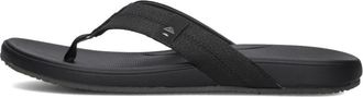 Reef Heren Leren Strand Slippers - Heren - Slippers - Zwart - 47 EU - Schoenen
