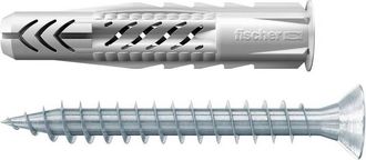 Fischer Taco Universal, Ux, 8x50 R, S/25, Con Borde Y Tornillo 094760