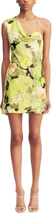 Shona Joy Midelton One Shoulder Draped Mini Dress