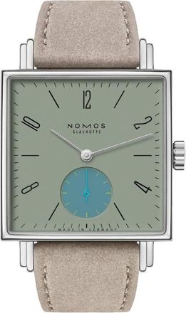 NOMOS Glash&uuml;tte Tetra Salvia Hand Wind Sage Green Dial Watch 439