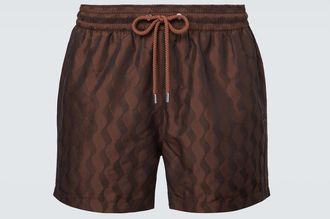 Frescobol Carioca Rio jacquard swim trunks