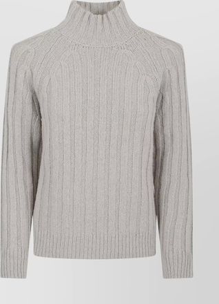 PESERICO high neck long sleeve knit sweater