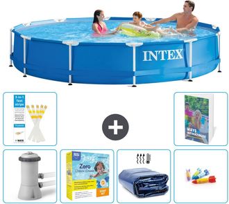 Intex Piscina Con Estructura Redonda - 366x76 Cm - 7-piezas S181