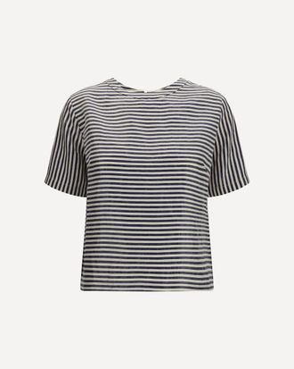 Cruna T-shirt a maniche corte con bottoni sul retro Woman 46
