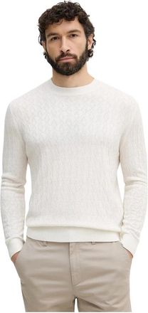A|X Armani Exchange Round-neck Truien - Heren - Ronde hals truien - Beige - XL - Truien & Vesten