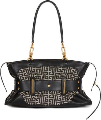 Balmain ANTHEM MONOGRAM BAG Size: OS, colour: BLACK