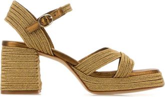 Castaner Golden Vallita Heels