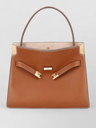 Tory Burch lee radziwill small leather tote bag